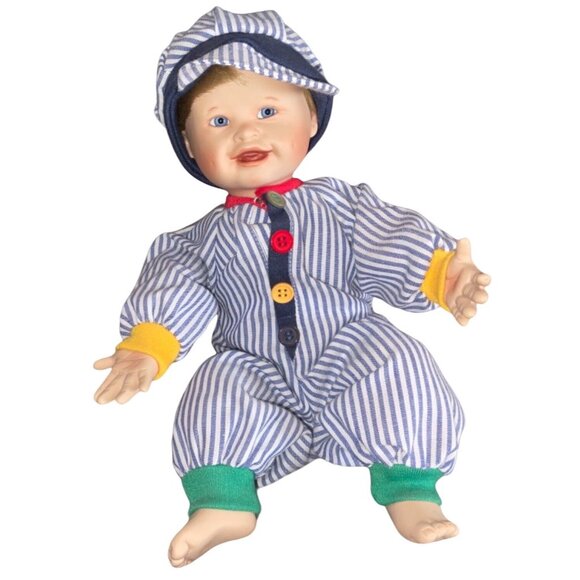 Yolanda Bello 1996 McDonalds Express Porcelain Boy Doll With COA - Picture 1 of 16